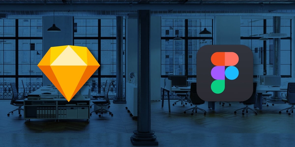The Figma and Sketch logos side by side
