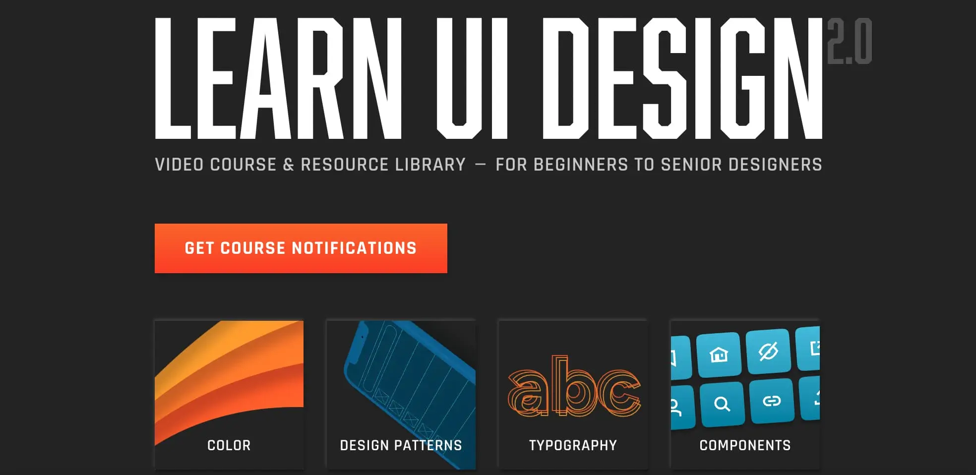 A screenshot from the Lear UI design certification website