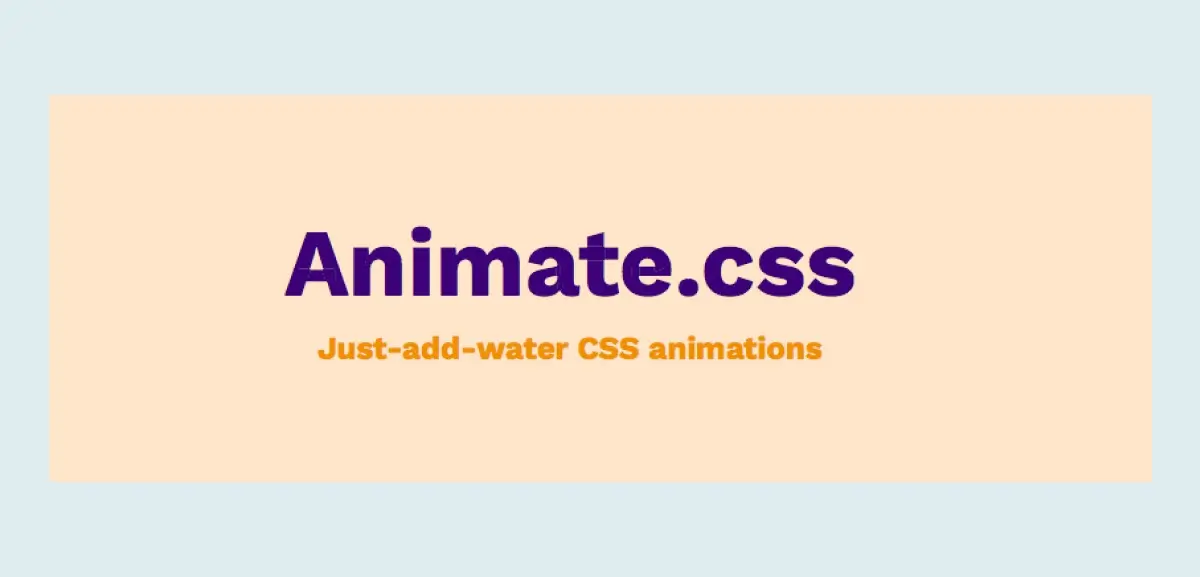 AnimateCSS animation library