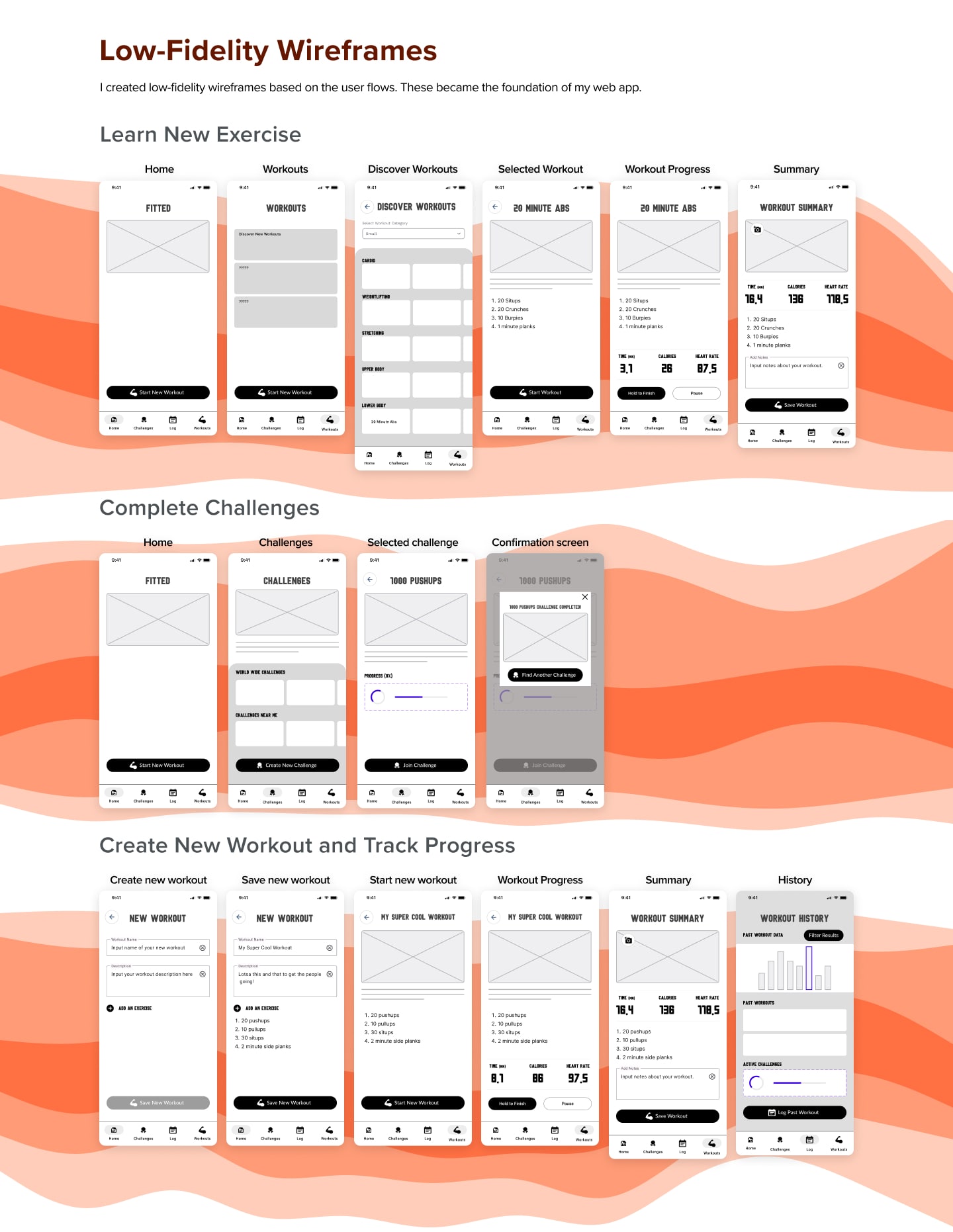Jack McWhinnie's UI for UX designers specialization project, Fitted