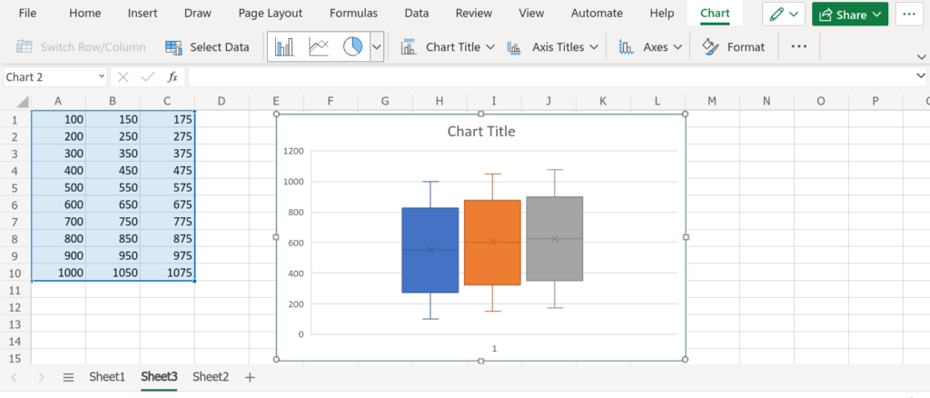 box and whisker plot in excel ex 5