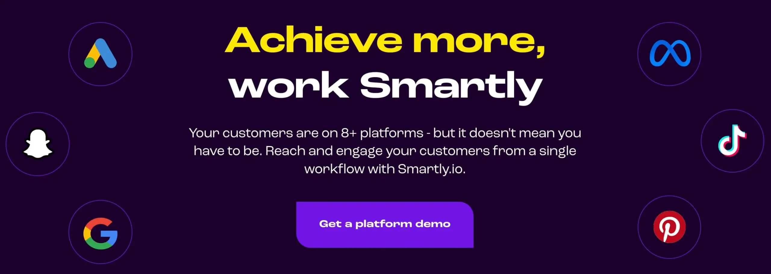 A screenshot of the Smartly website, one of the best ai tools for digital marketing