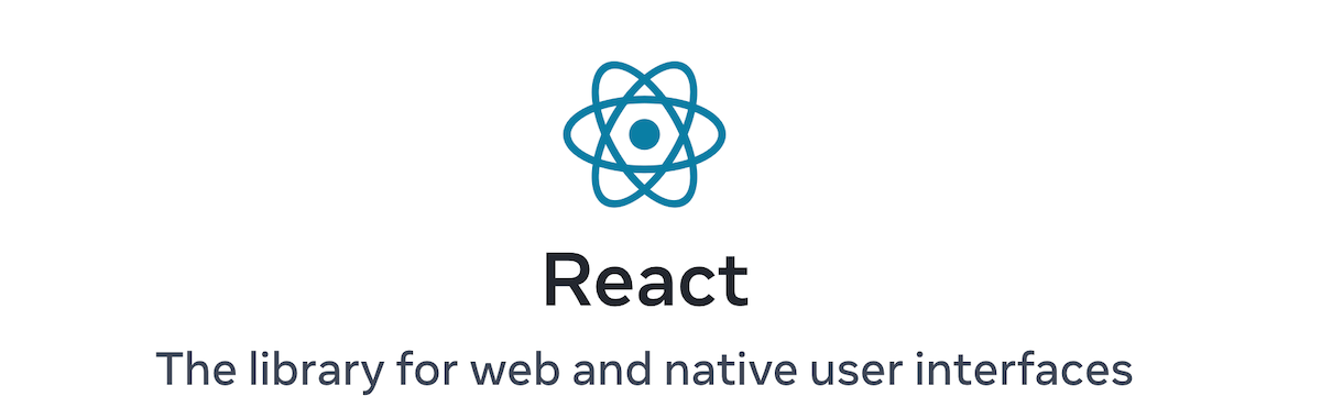 Excerpt from the React JavaScript framework homepage.