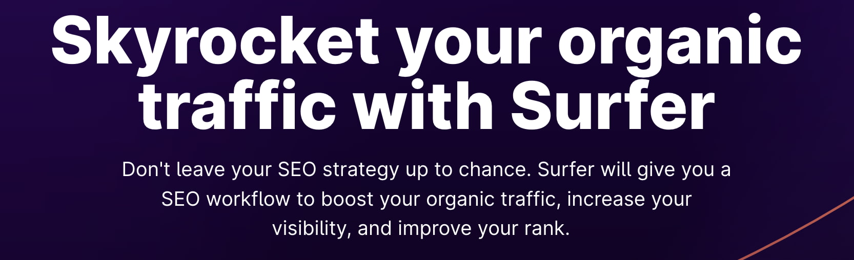 Surfer - Skyrocket your organic traffic