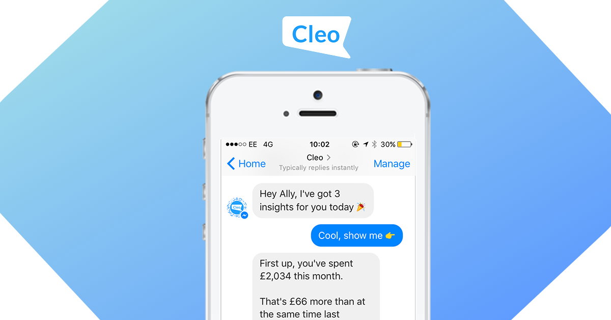 Cleo spending app