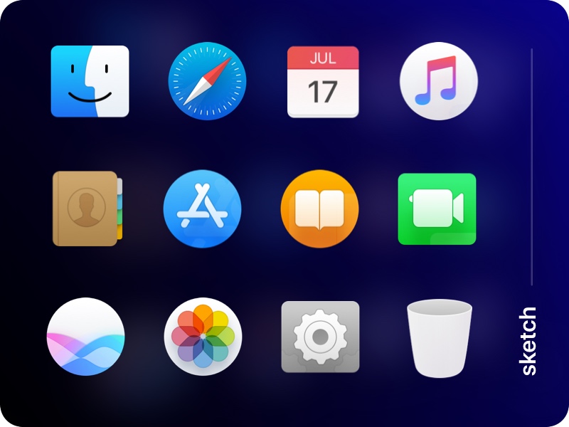 Mac OS icons