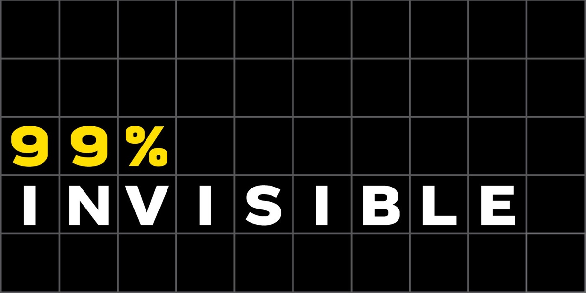 99% Invisible podcast logo. Image credit: 99% Invisible