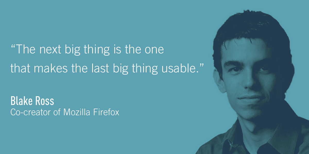 Blake Ross, Co-creator of Mozilla Firefox