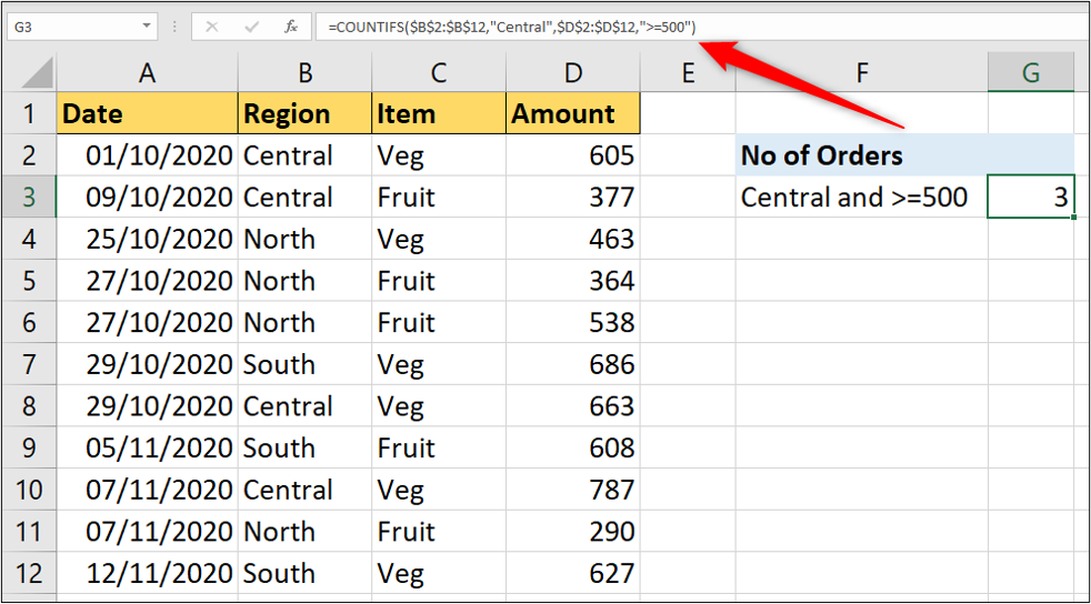 Excel COUNTIF and COUNTIFS Function [HowTo Guide]