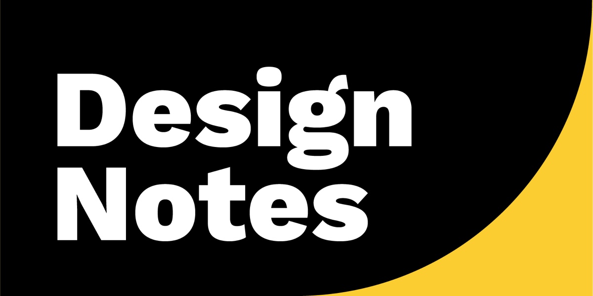 Design Notes podcast logo