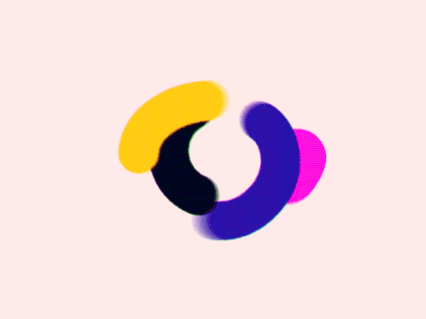 Morphing shapes on Dribbble