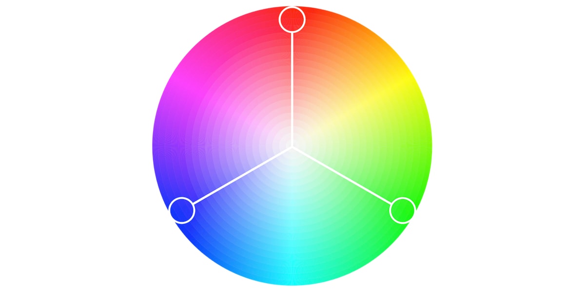 The triadic color scheme