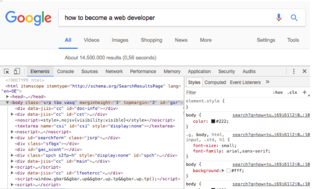 edit five tips on how to become a web developer google docs min x 638 380x