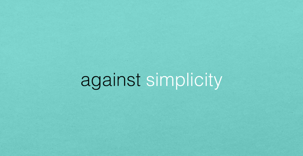 how important is simplicity in ux design against simplicity min x 1000 515x