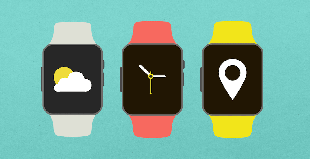 Smartwatches with various app functionalities