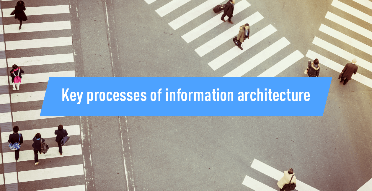 Key processes of information architecture